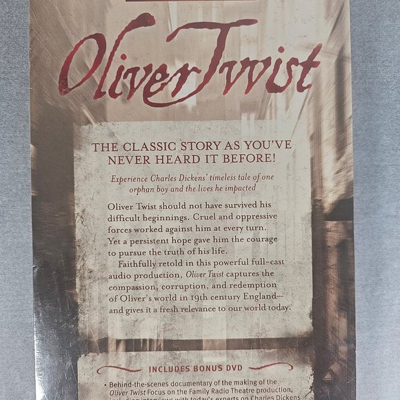 Oliver Twist by Charles Dickens Radio Theater Focus On The Family 5 Disk New - Picture 7 of 12